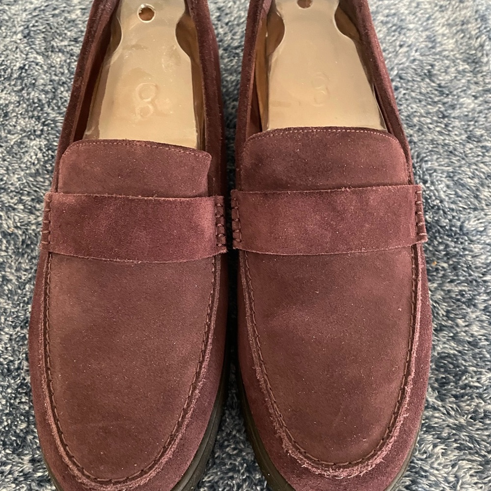 Clarks Brown Suede Loafers Slip-Ons
